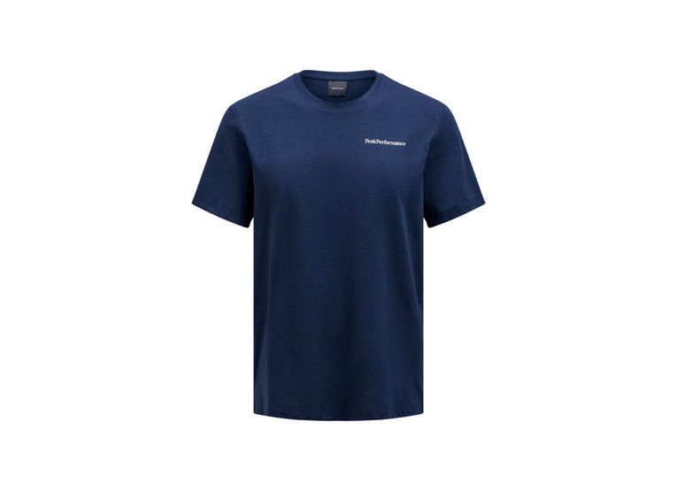 Peak Performance Explore logo T-shirt blue shadow heren