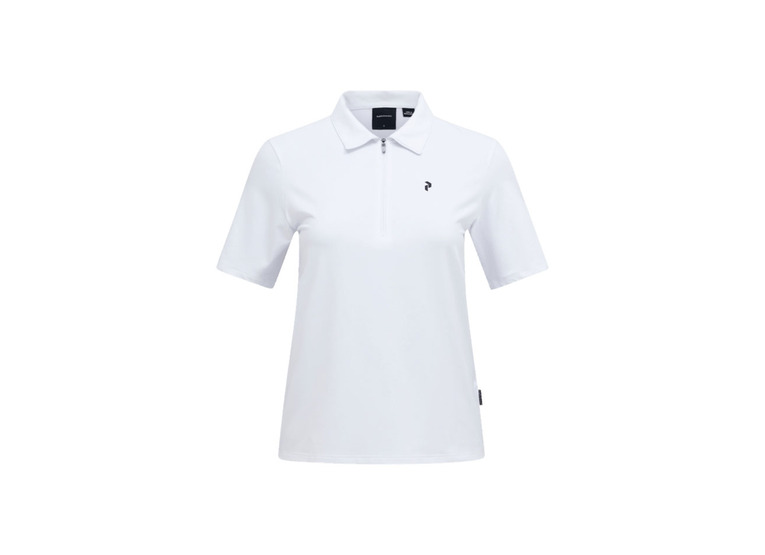Peak Performance comfort zip polo wit dames