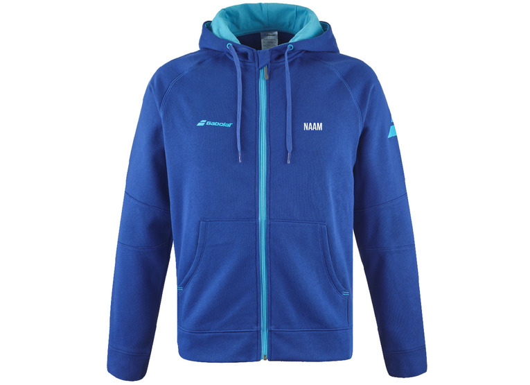 Babolat Exercise hood jacket blauw heren