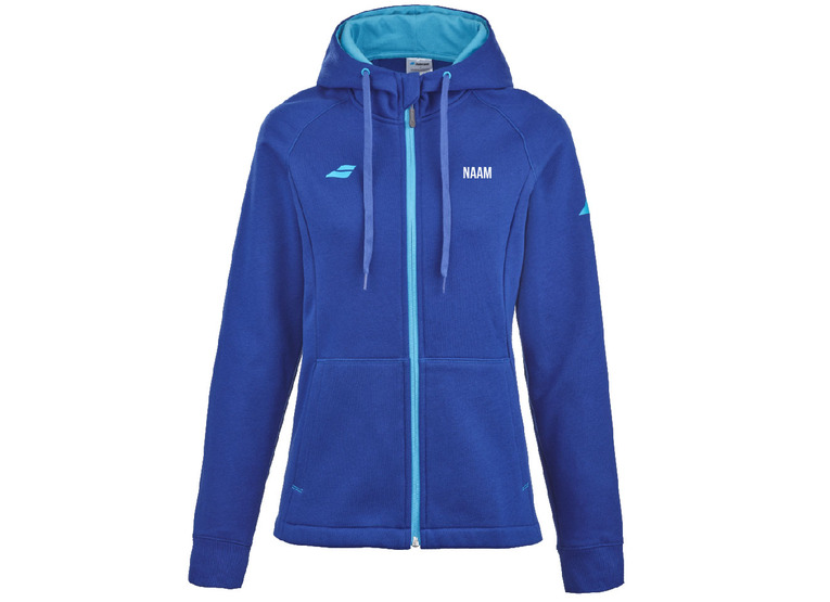 Babolat Exercise hood jacket blauw dames