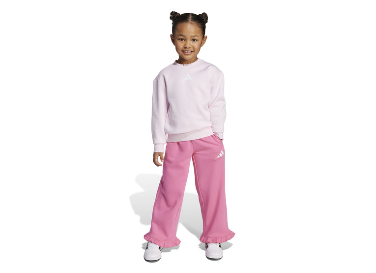 Adidas Fleece Joggingpak roze meisjes