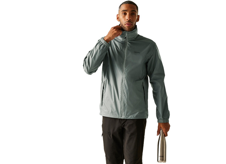 Regatta Lyle IV waterproof packaway jacket glacier heren