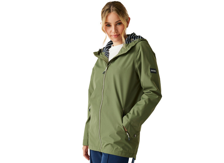 Regatta Brika waterproof jacket fourleaf clvr dames