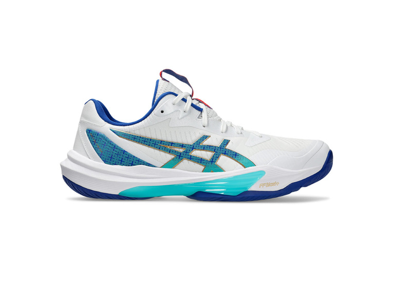 Asics Sky Elite FF 3 indoorschoen wit/asics blue heren