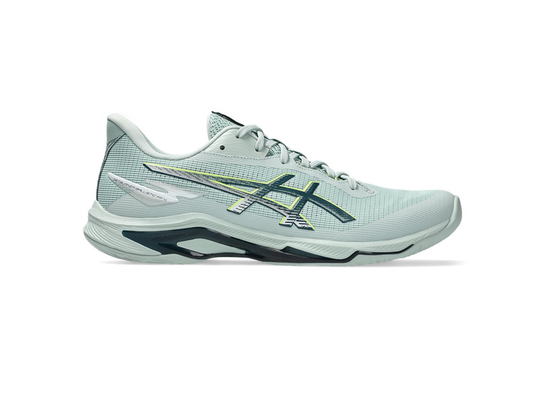 Asics Netburner ballistic FF 4 indoorschoen lichen rock/tranquil teal heren