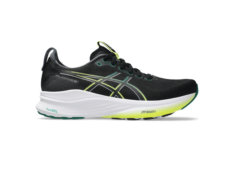 Asics Gel-Kayano 32 loopschoen zwart/jasper green heren