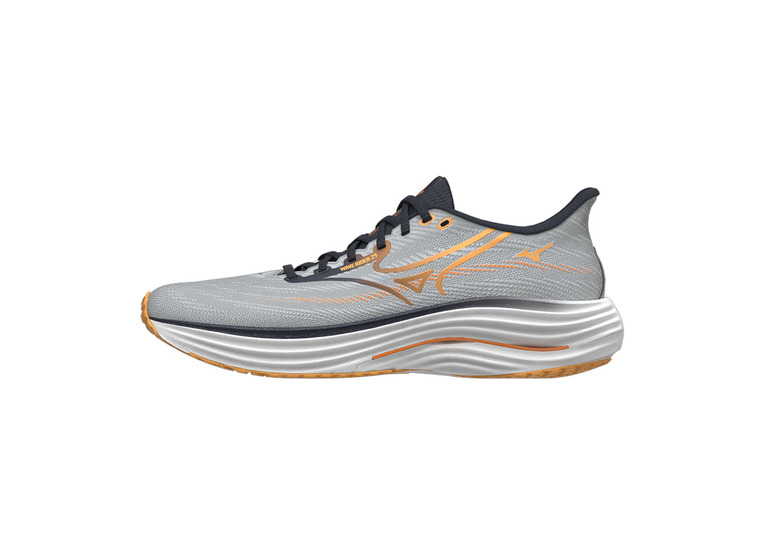 Mizuno Wave Rider 29 loopschoen harbor mist/baristone blue/tang orange heren