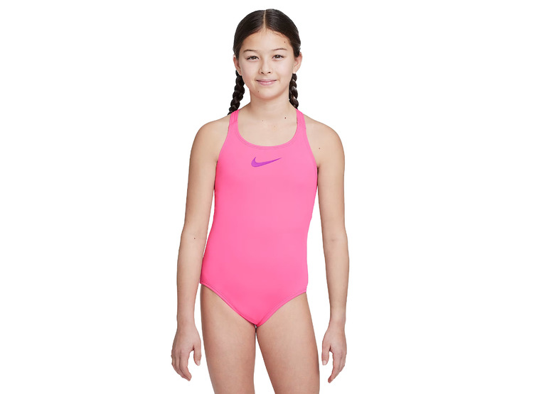 Nike Essential racerback badpak hyper pink meisjes
