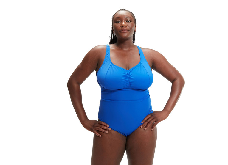 Speedo Eco Aquanite +sizes badpak blauw dames