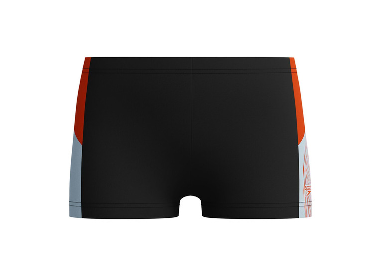 Speedo Eco Dive zwembroek zwart/red ginger KIDS