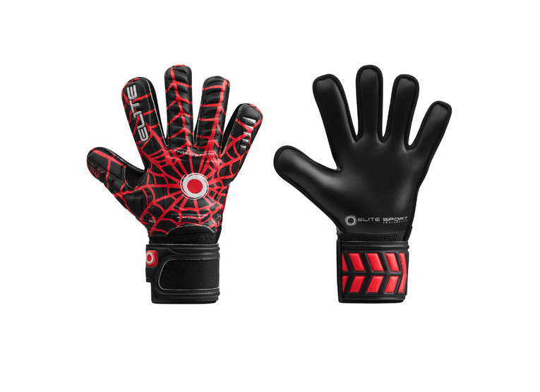Elite Spider keepershandschoen zwart/rood KIDS