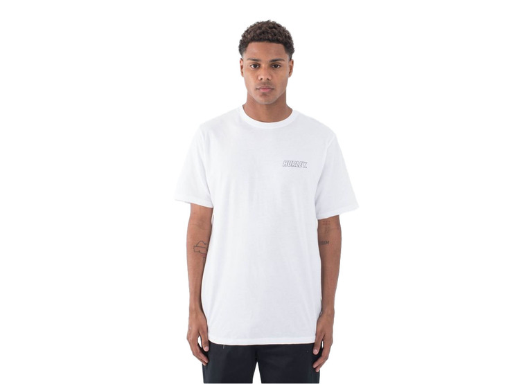 Hurley Fastlane lined T-shirt wit heren