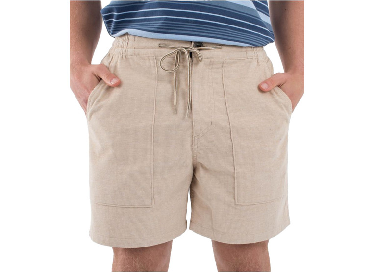 Hurley baja cord volley short hazelnut heren