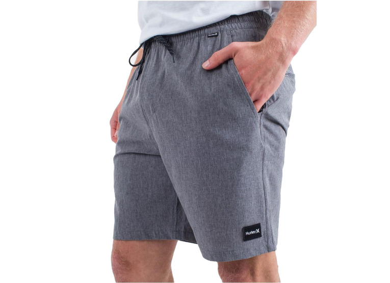 Hurley Phantom flow volley short black heather heren
