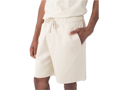 Hurley low tide fleece short ecru heren