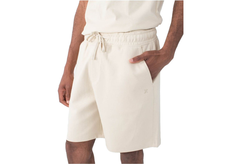 Hurley low tide fleece short ecru heren