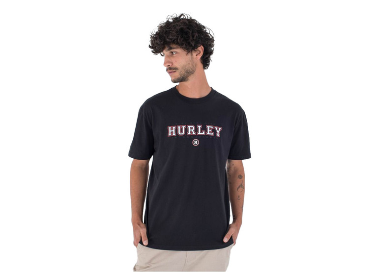 Hurley Organic burnside T-shirt zwart heren
