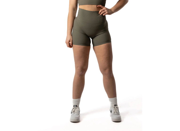 Aesthetic Wolf rib short blueberry dames