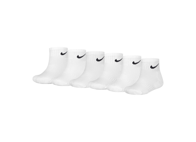 Nike Performance quarter sokken wit KIDS