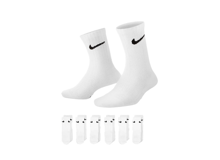 Nike Performance basic crew sokken wit KIDS