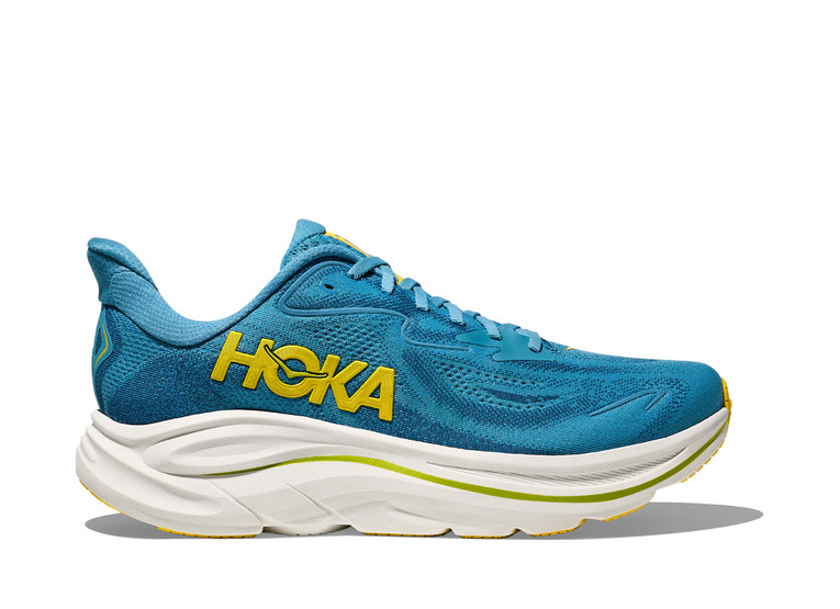 Hoka Clifton 10 alpine blue/foggy night heren