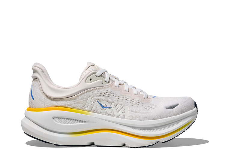 Hoka Bondi 9 loopschoen wit/grout dames