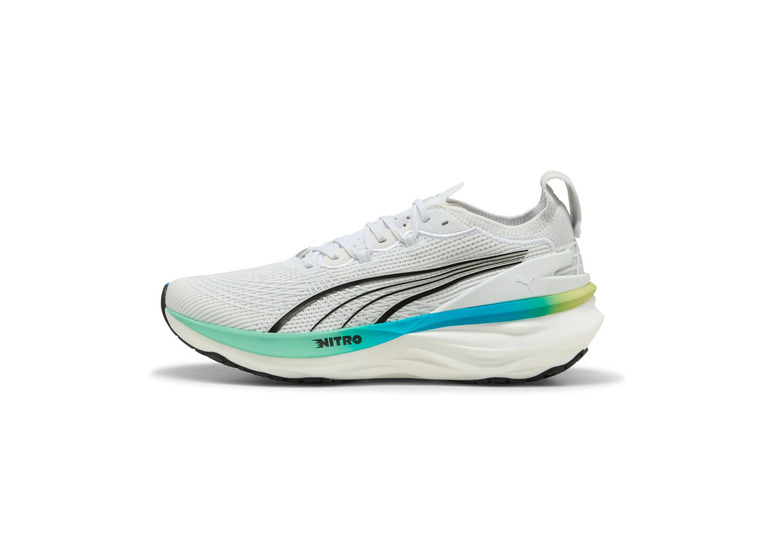 Puma ForeverRun NITRO 2 loopschoen wit/speed blue heren