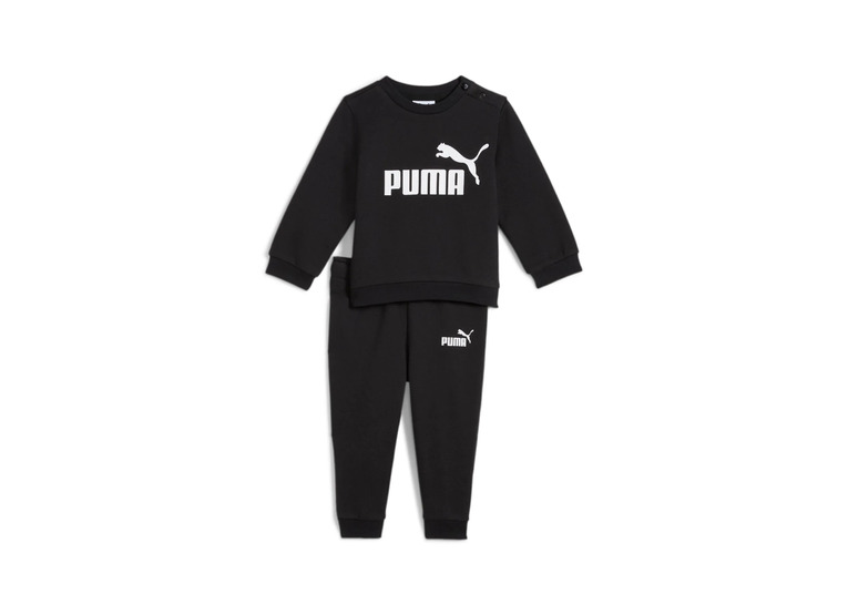 Puma Essentials minicats crew set zwart peuters
