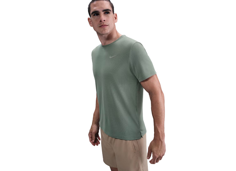 Nike Miler UV Dri-FIT hardlooptop clay green heren