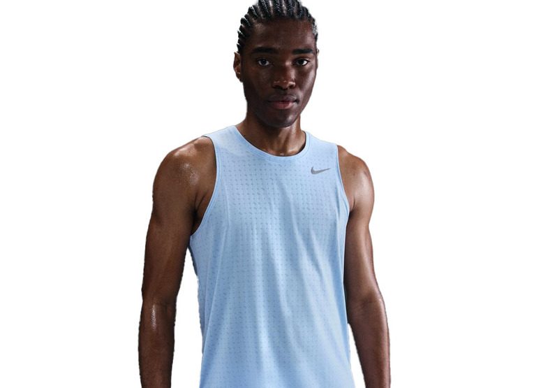 Nike Miler Breathe Dri-FIT tanktop psychic blue heren