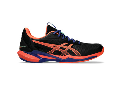 Asics Solution Speed FF 3 padelschoen zwart/vivid coral heren