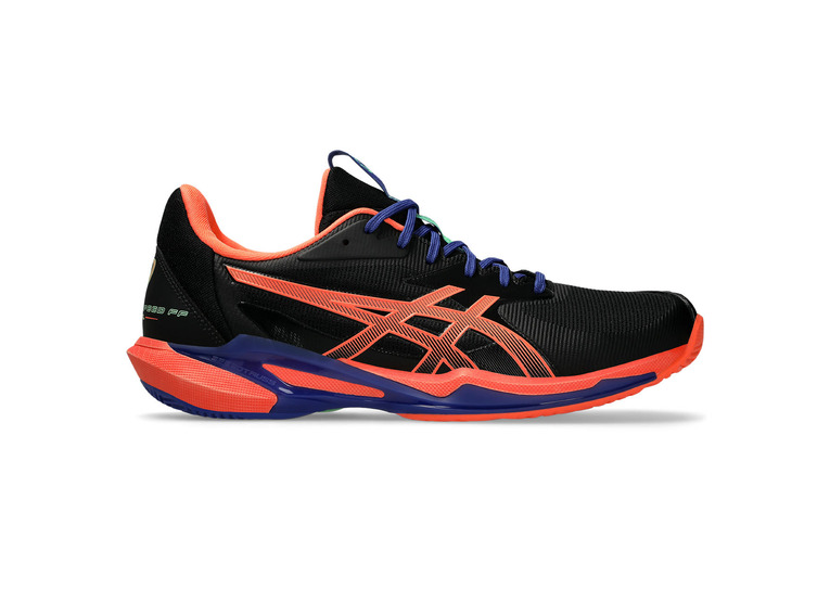 Asics Solution Speed FF 3 padelschoen zwart/vivid coral heren