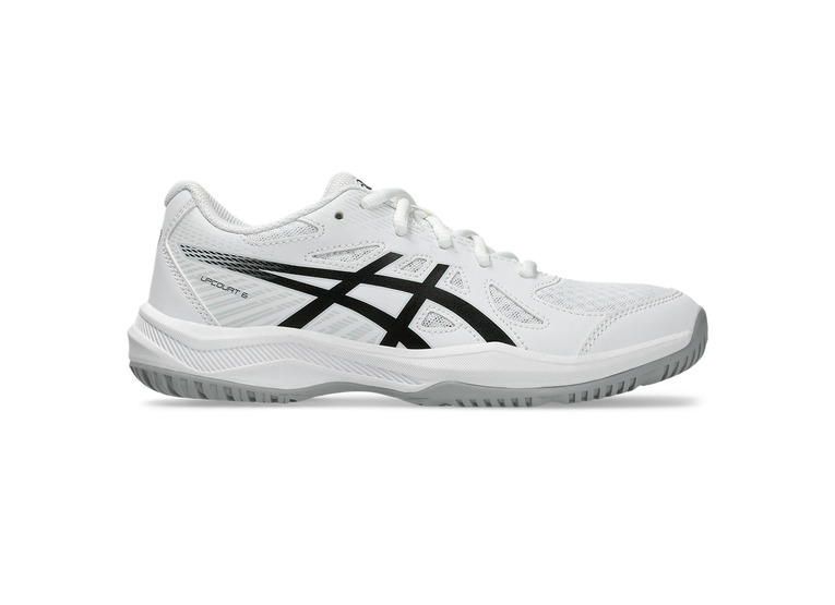 Asics Upcourt 6 GS sportschoen wit/zwart KIDS