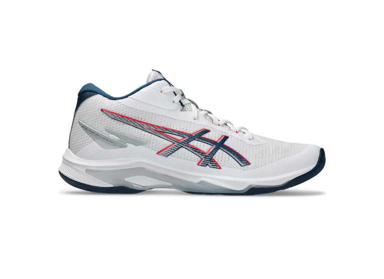 Asics netburner ballistic FF MT 4 volleybalschoen wit heren