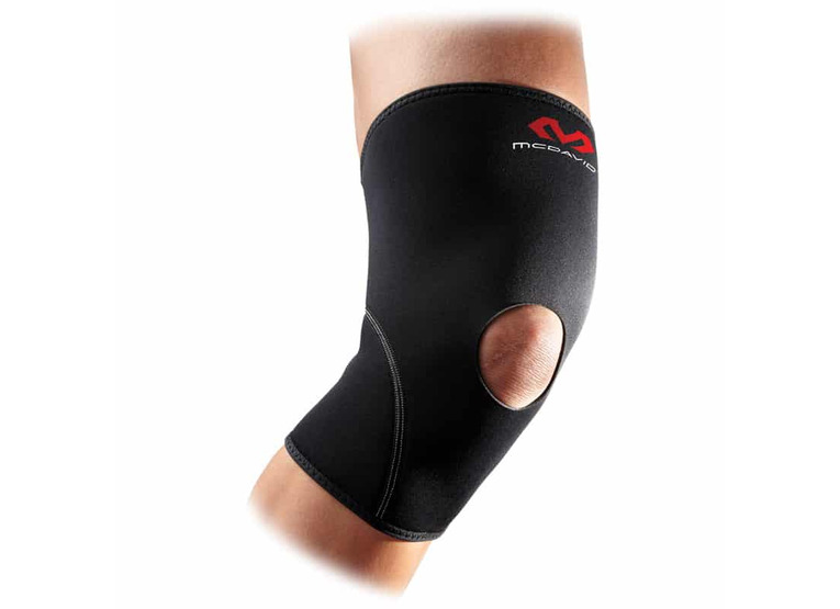 McDavid knee support with open patella zwart unisex