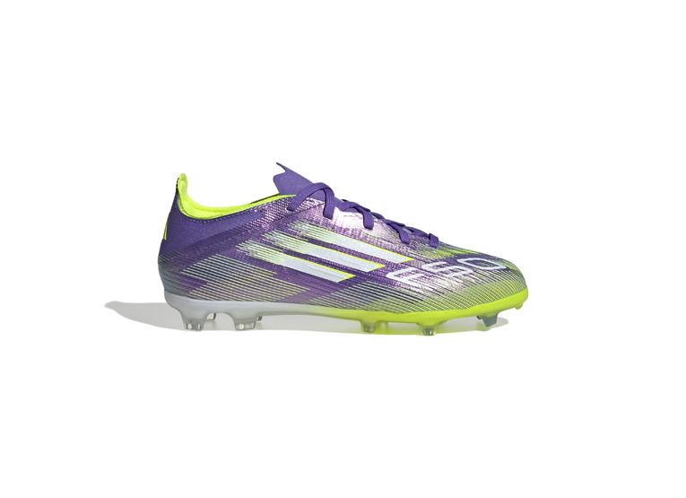 Adidas F50 Elite FG voetbalschoenen purple rush/lucid lemon/wit KIDS