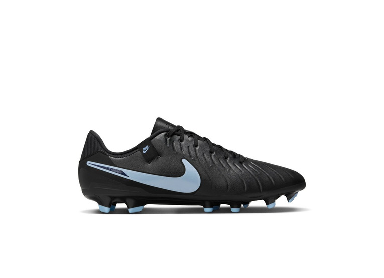 Nike Tiempo Legend 10 academy low-top MG voetbalschoen zwart/ice blue
