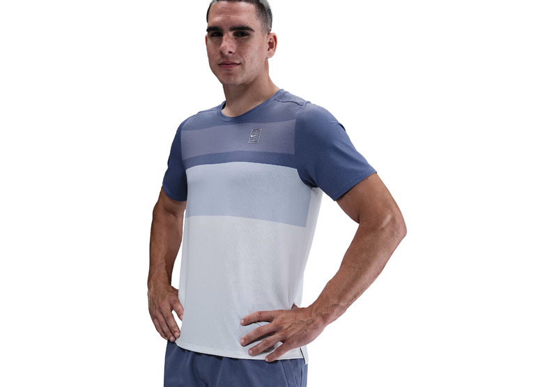 NikeCourt Advantage T-shirt indigo/wit heren