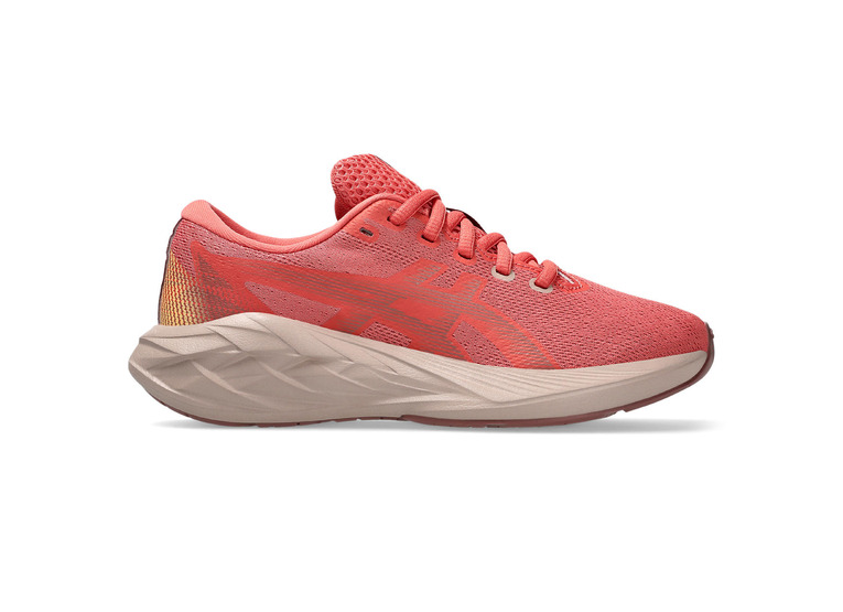 Asics Novablast 5 GS loopschoen dark pink clay meisjes