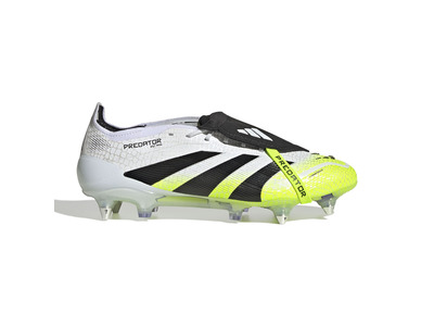 Adidas Predator Elite Fold-Over Tongue SG voetbalschoen wit/lucid lemon/zwart