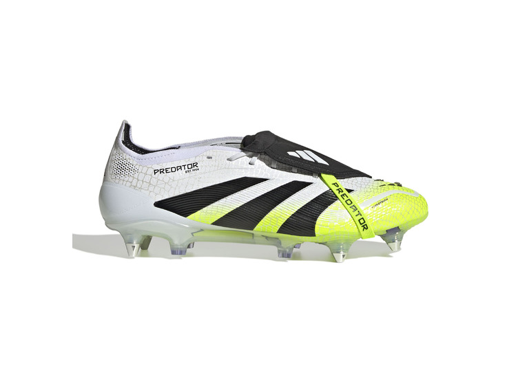 Adidas Predator Elite Fold-Over Tongue SG voetbalschoen wit/lucid lemon/zwart