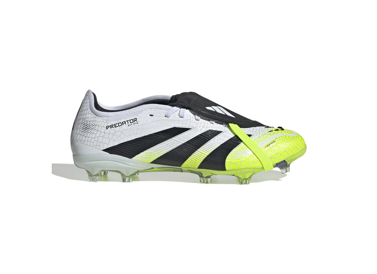 Adidas Predator Pro Fold-Over Tongue FG voetbalschoen wit/lucid lemon/zwart