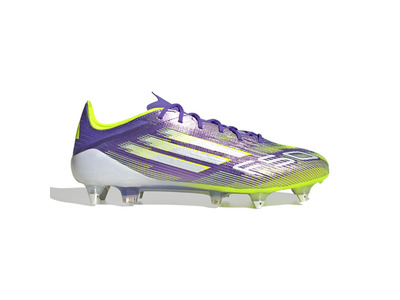 Adidas F50 Elite SG voetbalschoen purple rush/lucid lemon/wit