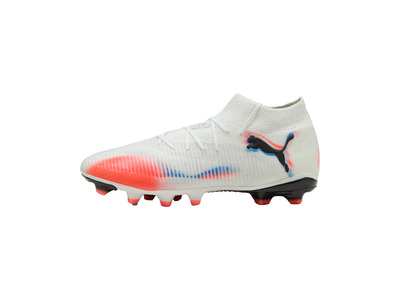 Puma Future 8 Pro FG/AG voetbalschoen wit/glowing red