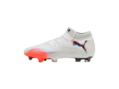 Puma Future 8 ultimate FG voetbalschoen wit/zwart/glowing red
