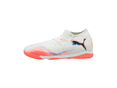 Puma Future 8 Match IT voetbalschoen wit/zwart/glowing red