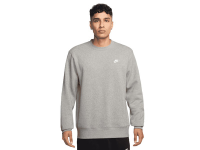 Nike Club fleecetrui grijs heren