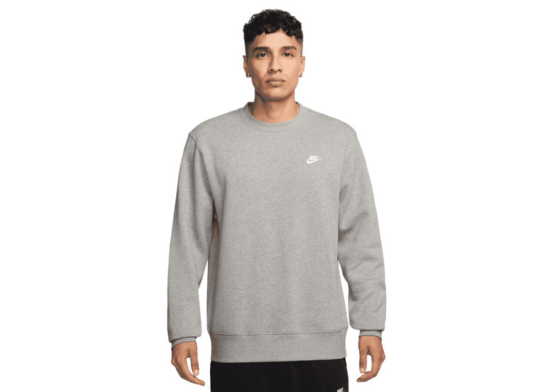 Nike Club fleecetrui grijs heren