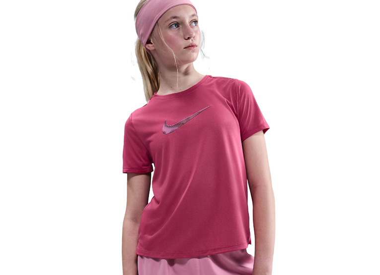 Nike One Classic T-shirt sweet beet meisjes