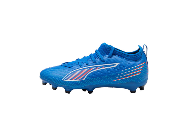 Puma Jr. ULTRA 6 Match FG/AG voetbalschoen ultra blue/wit/glowing red KIDS